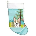 thumbnail image 1 of Christmas Tree & Sable Corgi Christmas Stocking, 1 of 1