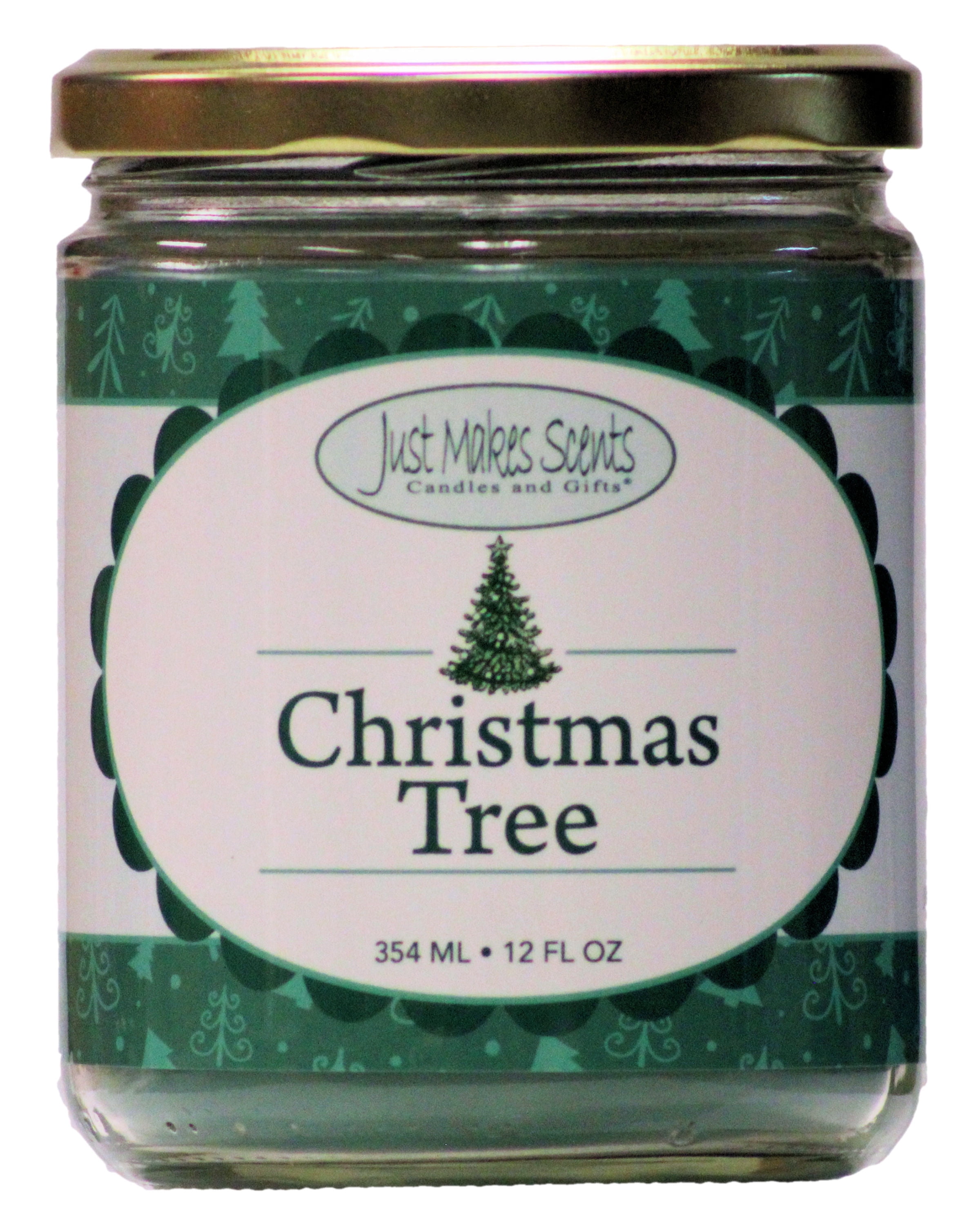 Christmas Tree Salsa Jar Candle -Just Makes Scents Candles and Gifts