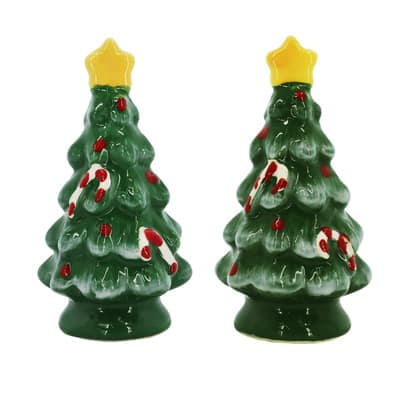 Christmas Tree Salt & Pepper Shakers by Ashland - Holiday and Christmas Home Decor