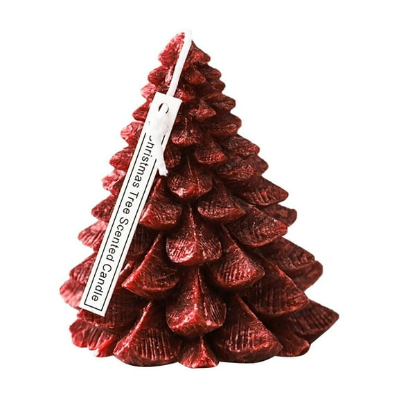 Christmas Tree Scented Candle with Natural Soy Wax for Aromatherapy Home and Festive
