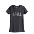 thumbnail image 1 of Christmas Tree Season Women's Fashion Relaxed T-Shirt Tee Charcoal Grey Small, 1 of 3