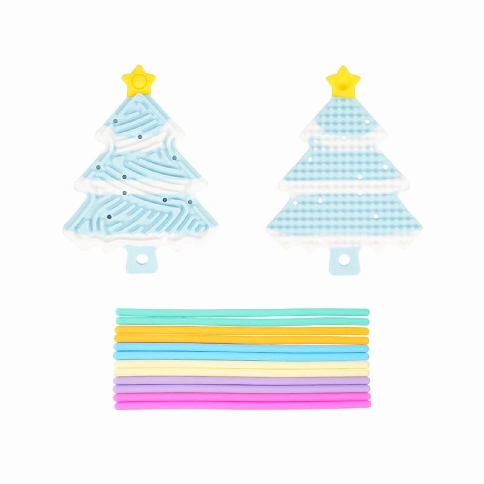 Christmas Tree Sensory Fidget Toy,Holiday Stress Relief Board for Kids ...