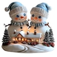 thumbnail image 1 of Christmas Tree Shaped 2D Acrylic Desktop Decoration with Stand and Base, Festive Tabletop Ornament for Home and Office Holiday Decor with Easy Assembly, 1 of 3