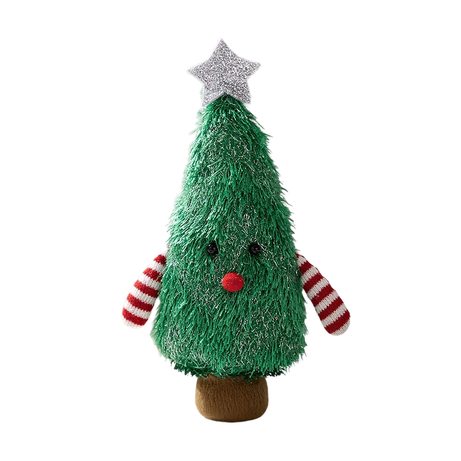Tree Dol Christmas Tree Shaped Cute Doll Ornament Party Tabletop Decorative ...