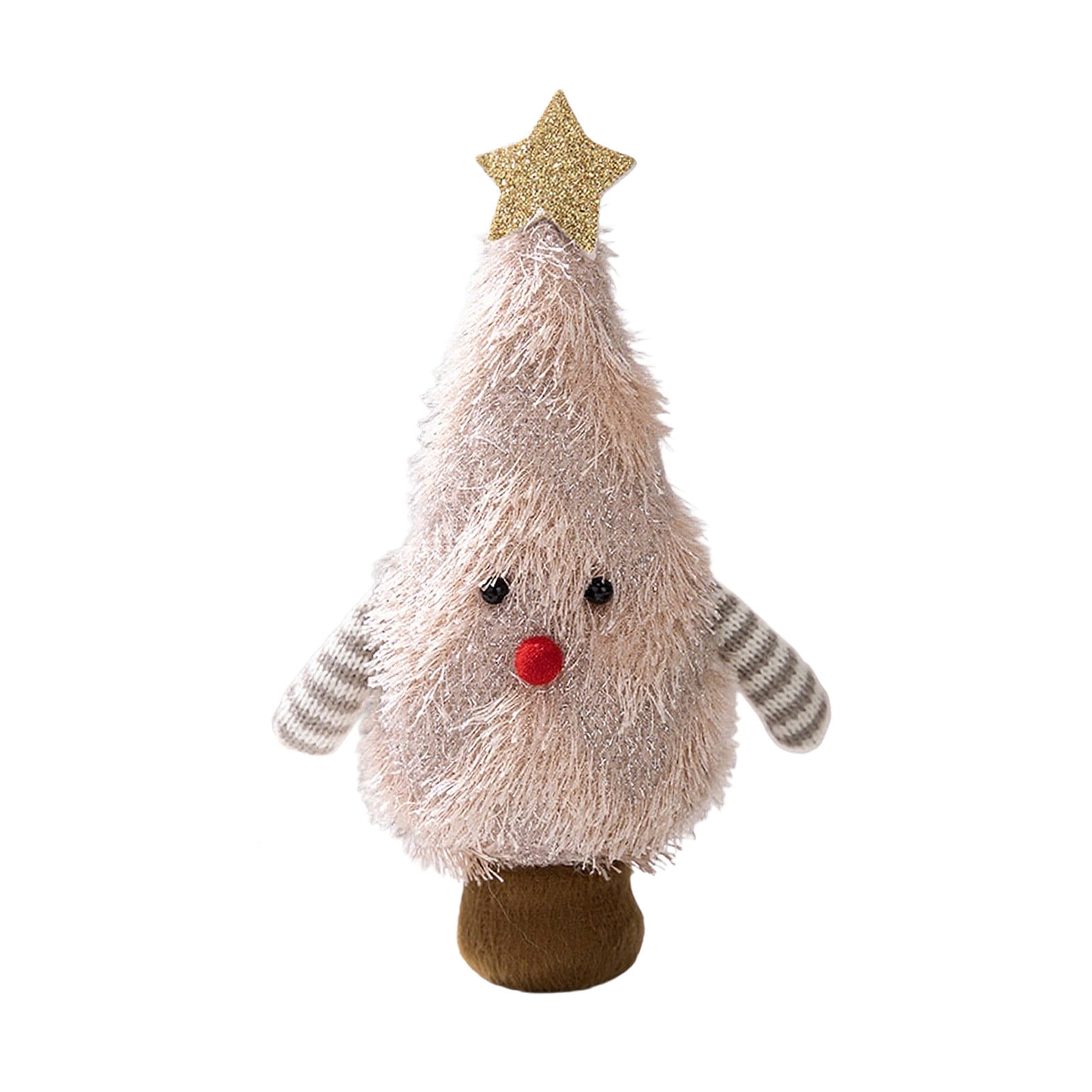 Tree Dol Christmas Tree Shaped Cute Doll Ornament Party Tabletop Decorative ...