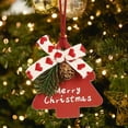 thumbnail image 1 of Taicans Christmas Tree Shaped Ornaments - Pinecone & Bow Decorations,Handmade Natural Wooden Holiday Decor for Tree,Home,office,Car,Festive Gifts for Women Men,Eco-Friendly Xmas Decorations‌, 1 of 6