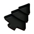 thumbnail image 1 of Christmas Tree Shaped Snack Tray – 3-Compartment Plastic Serving Dish for Fruit, Candy & Holiday Table Decor, 1 of 6
