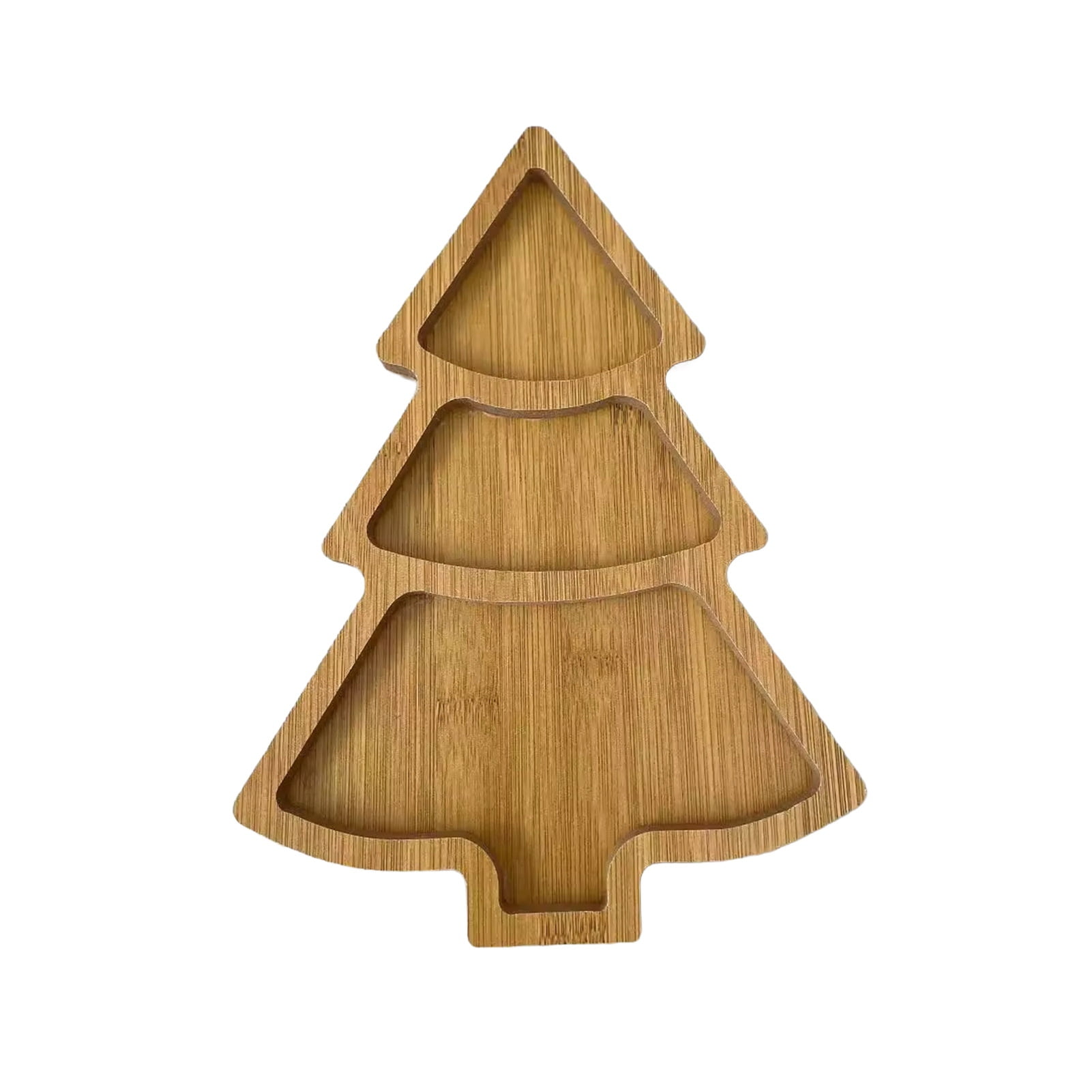 Christmas Tree Shaped Tray Wooden Charcuterie Dessert Boards Steak
