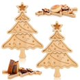 thumbnail image 1 of Christmas Tree Shaped Wooden Serving Tray - 10.63Inch Charcuterie Board for Cheese, Snacks, Appetizers & Desserts - Holiday Platter with Handles, Christmas Decorative Tray, 2 Pack, 1 of 9