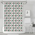 thumbnail image 1 of Christmas Tree Shower Curtain Merry Christmas Shower Curtains for Bathroom Winter Holiday Xmas Seasonal Home Decor Waterproof Fabric with Hooks 72x72 Inch, 1 of 1