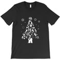 thumbnail image 1 of Christmas Tree Silhouette Funny Holiday Graphic - Last-Minute Gift, H25902 Unisex T-Shirt, Up to 5XL Available, 1 of 2
