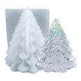 Christmas Tree Silicone Resin 3D Tree Epoxy DIY Tree Light Container