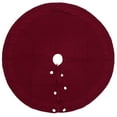 thumbnail image 1 of CIMAXIC 1Pc Christmas Tree Skirt Red Nonwoven Material for Decorative Holiday Display, 1 of 10