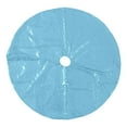 thumbnail image 1 of Christmas Tree Skirt 21.2X21.2In, Xmas Trees Skirts Floor Mat, Non Slide Round Sequins Christmas Halloween Indoor Outdoor Holiday Decoration (Sky Blue), 1 of 7