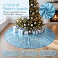 thumbnail image 1 of Christmas Tree Skirt 21.2in Sequin Sparkling Round Mat, Grip Tree Base Cover for Christmas Decor Living Room Bedroom by MPOISVA, 1 of 7