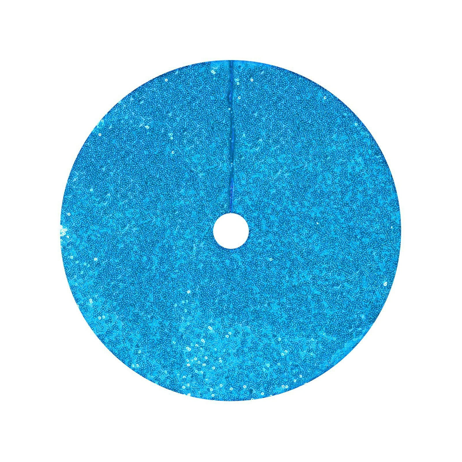 Christmas Tree Skirt 24 Inch Velour Sequin Christmas Tree Skirt