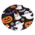 thumbnail image 1 of Christmas Tree Skirt 30" cute halloween (3) Xmas Tree Skirts Mat for New Year Holiday Christmas Party Decorations, 1 of 5