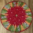 thumbnail image 1 of Christmas Tree Skirt 36 Inches, Large Xmas Tree Skirts, Perfect for Christmas Holiday Home Decoration(Snowflake & Tree), 1 of 7