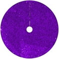 thumbnail image 1 of Christmas Tree Skirt - 36 Inches Sequin Double Layers Tree Mat Xmas Tree Decorations,Purple, 1 of 7