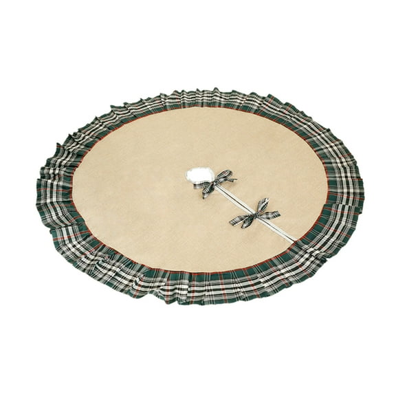 Christmas Tree Skirt 39.37 inches, Xmas Tree Skirt, Christmas Skirts for Xmas Trees, Christmas Decorations Holiday Party Indoor Outdoor Home Decor(Gray)