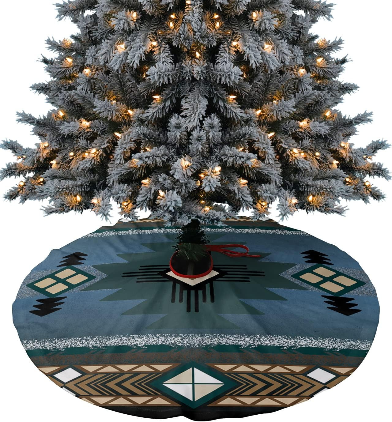 Christmas Tree Skirt 48 Inches Large Christmas Skirt Tree, Western