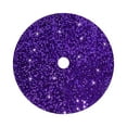 thumbnail image 1 of Christmas Tree Skirt 48 Inches Purple Sequin Tree Skirts Glitter Sparkly Xmas Tree Skirt for Tabletop Christmas Holiday Tree Base Cover Rustic Home Decoration, 1 of 7