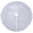 thumbnail image 1 of Christmas Tree Skirt 60 Inches Velvet Ruffled Edge Large Soft Plush Tree Skirt Adds Elegant Touch For Merry Christmas Holiday Indoor Decor, 1 of 5