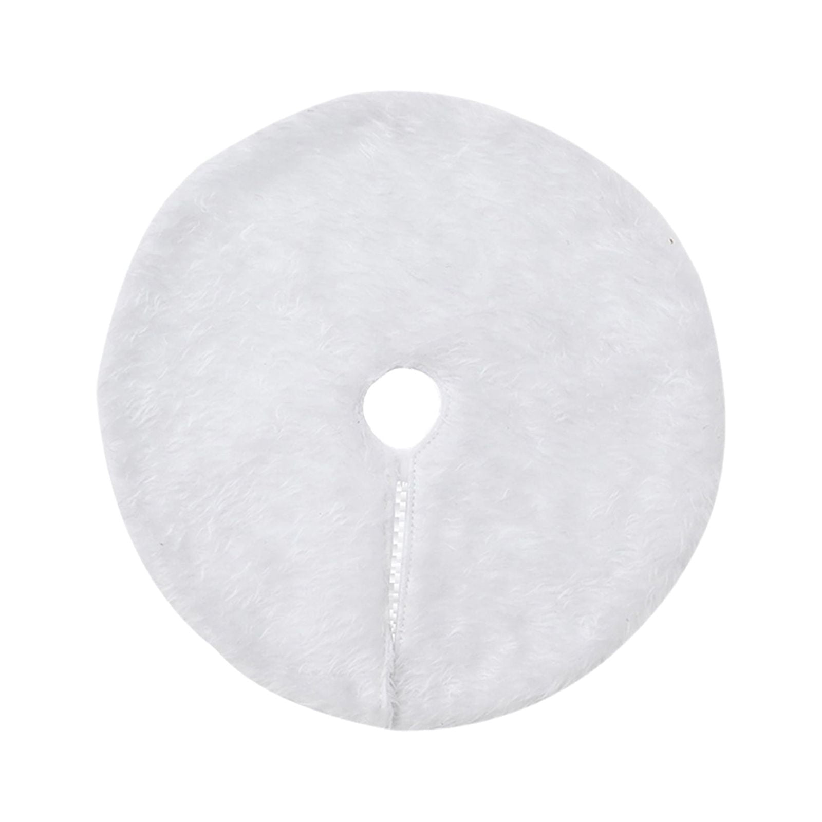Christmas Tree Skirt Atmosphere Decoration Mini Fluffy Red White Edge