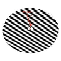 Christmas Tree Skirt Black And White Stripe Xmas Tree Skirt Mat for Christmas Decorations Party Holiday 48"