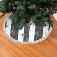 thumbnail image 1 of Christmas Tree Skirt, Black white Spider web cool Christmas Tree Decorations Indoor, Tree Skirts Mat With Tassel Trim for Halloween New Year Holiday Christmas Party Decor 48 Inches, 1 of 7