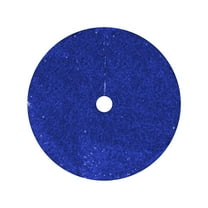 Christmas Tree Skirt Blue 24" Round Sparkly Sequin Tree Skirt Glitter Small Mat Ornaments Xmas Decorations for Holiday New Years Party Supplies
