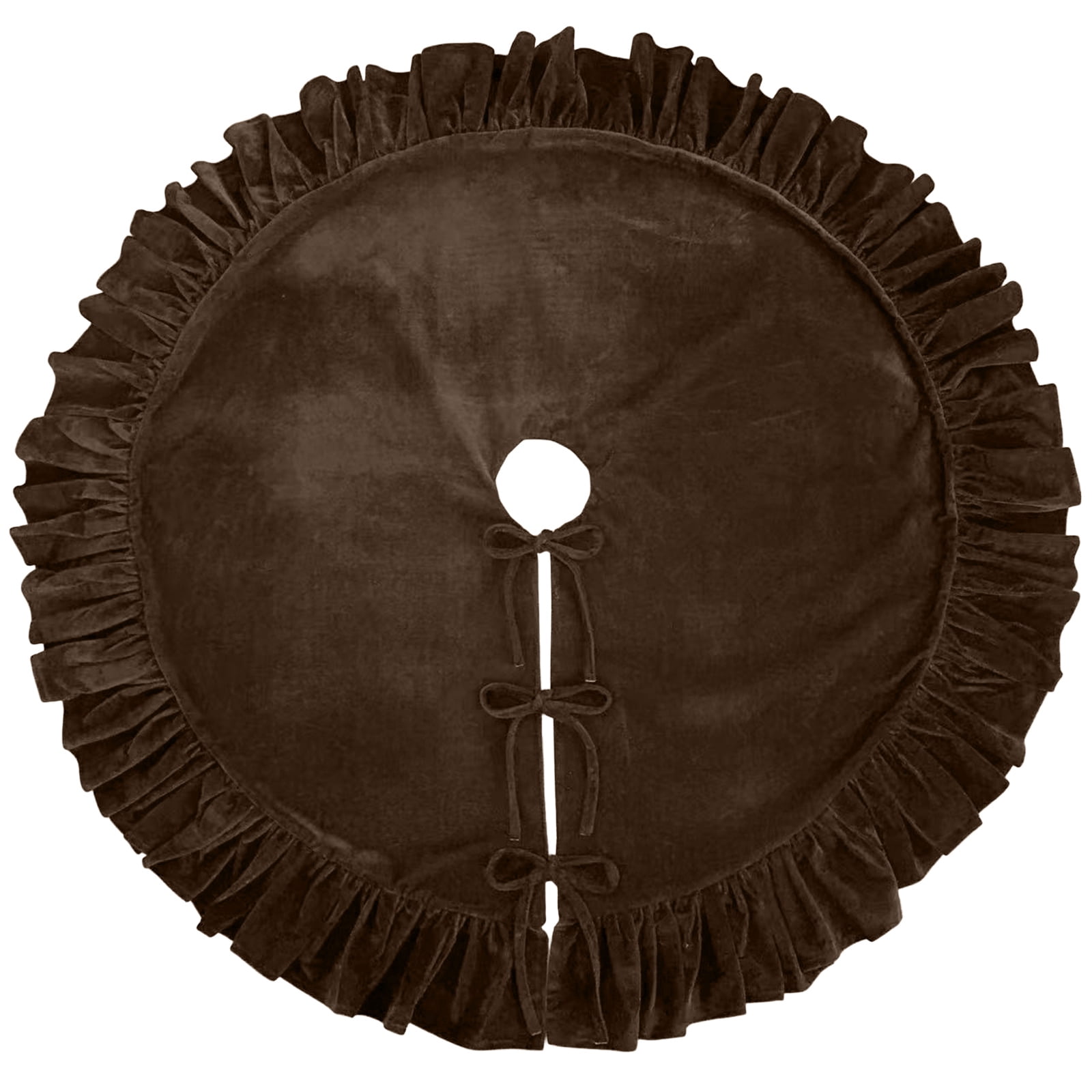 Christmas Tree Skirt, Comfortable Plush Velvet Christmas Tree Skirt ...
