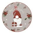 Christmas Tree Skirt Decorations Festive Party Decoration Snowman Old