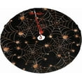 thumbnail image 1 of Christmas Tree Skirt,Gold Spider Web Xmas Tree Skirt Rustic Farmhouse Tree Skirt for Christmas Decor Xmas Holiday Home Party Decorations30, 1 of 6