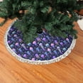 Christmas Tree Skirt Jellyfish Purple Blue Halloween Tree Skirt Fall
