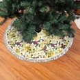 Christmas Tree Skirt Lilies Flowers Halloween Tree Skirt