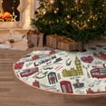 Christmas Tree Skirt, London Landmark1 Christmas Decorations Funny Tree