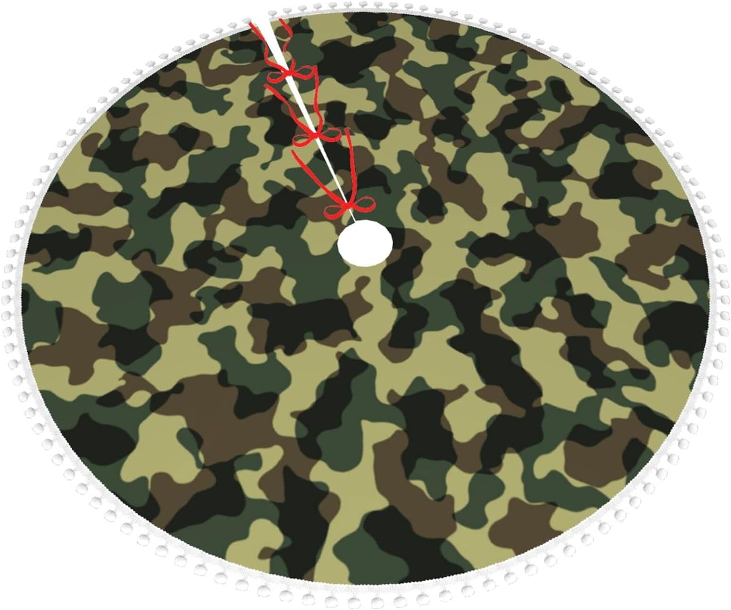 Christmas Tree Skirt Loving Heart Art Soft Fluffy Xmas Tree Skirt 30