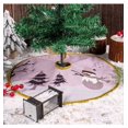 thumbnail image 1 of Christmas Tree Skirt Mini 16 Inch Winter Christmas Tree Decorations Tree Skirt Suitable for Merry Christmas Party, 1 of 5