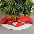 thumbnail image 1 of Christmas Tree Skirt Mini 16 Inch Winter Christmas Tree Decorations Tree Skirt Suitable for Merry Christmas Party, 1 of 5