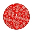 thumbnail image 1 of Christmas Tree Skirt, Polyester Festive Tree Bottom Decoration with Print, Party Decor for Gift Presentation Under Tree(J), 1 of 6