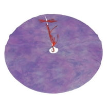 Christmas Tree Skirt Purple Paint Xmas Tree Skirt Decoration for Home Holiday Party 48"