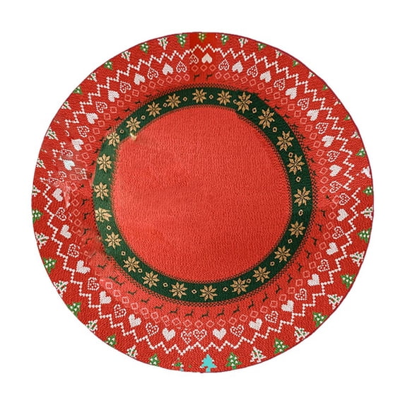 Christmas Tree Skirt Red 24 Inch Sequin Velvet Tree Skirts Vintage Xmas Tree Skirt Cover for Chirstmas Party Decor Glitter Christmas Tree Skirt for Home Holiday Indoor Outdoor Decorations