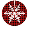 thumbnail image 1 of Christmas Tree Skirt Red Buffalo Plaid Xmas Tree Skirts Mat 47.2Inches for Indoor Outdoor Christmas Tree Holiday Party Merry Christmas Signs Tree Skirts for Holiday Decorations, 1 of 2