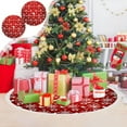 thumbnail image 1 of Christmas Tree Skirt Red Classic Snowflakes Christmas Tree Mat Christmas Tree Bottom Decoration For Holiday Party Home Indoor Outdoor Christmas Decorations 35 Inch, 1 of 7