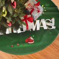 Christmas Tree Skirt with Tie Straps Colorful Carrot Tree Skirt with