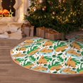 Christmas Tree Skirt, Tropical Capybara Christmas Decorations Funny