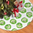 Christmas Tree Skirt, bright cabbage cute eyes funny Soft Funny