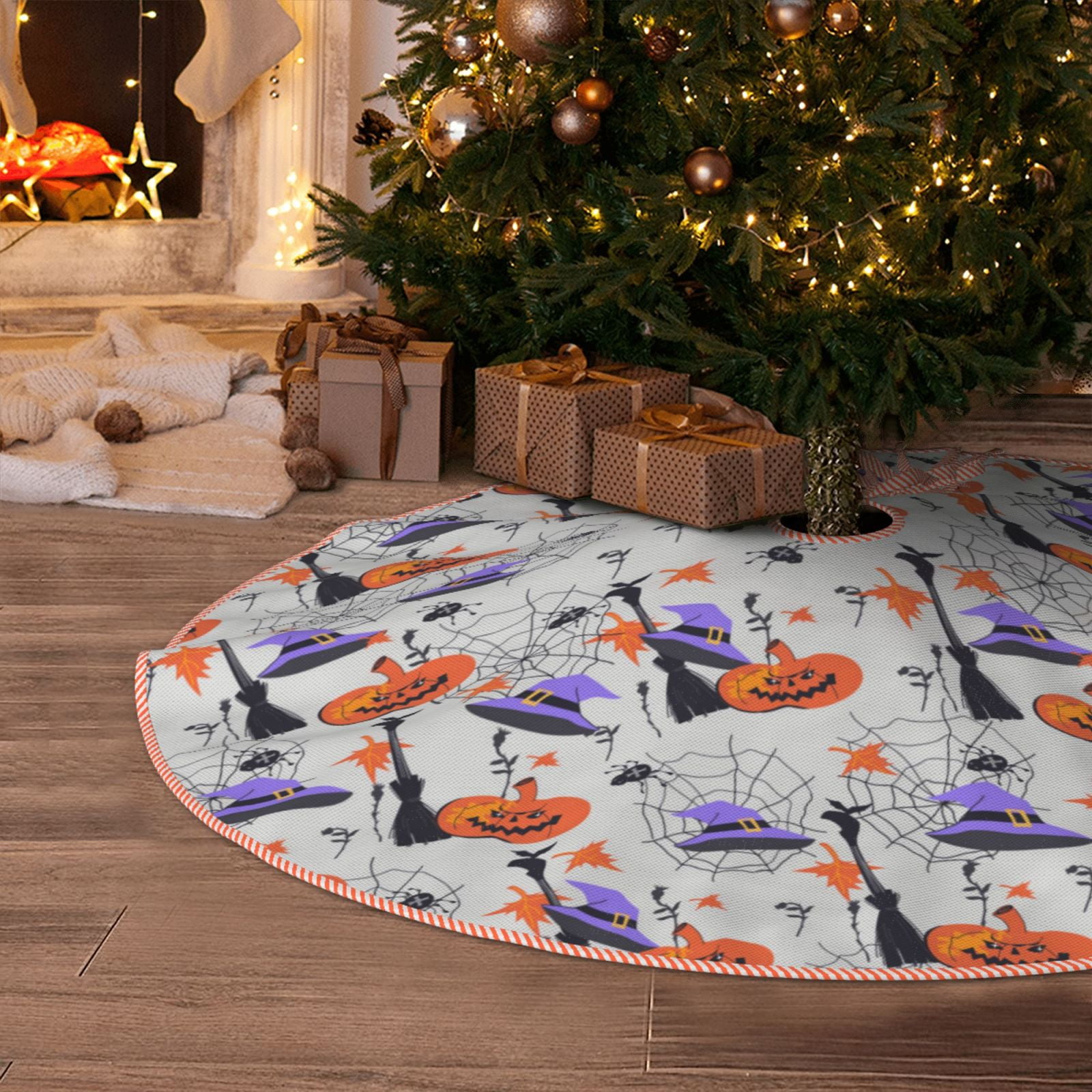 Christmas Tree Skirt, hall_pattern3_1 Soft Funny Christmas Tree
