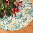 thumbnail image 1 of Christmas Tree Skirt, travel SUV RV camping Soft Plush Christmas Tree Decorations Indoor, Tree Skirts Mat for New Year Halloween Holiday Christmas Party Decor 36", 1 of 6